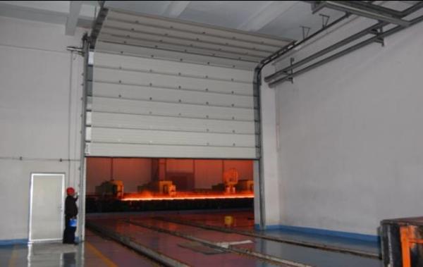 Powder Coated Steel Insulated Sectional Doors Hardware Aluminum Threshold High