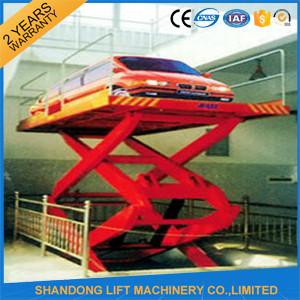 China 5M 3T Basement Hydraulic Scissor Car Lift  Hydraulic Car Lift for 2 Floor Level wholesale