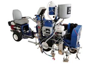 China Paint Line Marking Pavement Striping Machine Booster Pushing For Airport wholesale