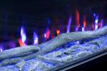 43'' Multi Sided Electric Fireplace 6 Colors Atmosphere Light Remote Control