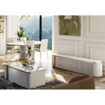 Simple Design White Glass Display Wine Rack Dining Room Furniture Modern Luxury