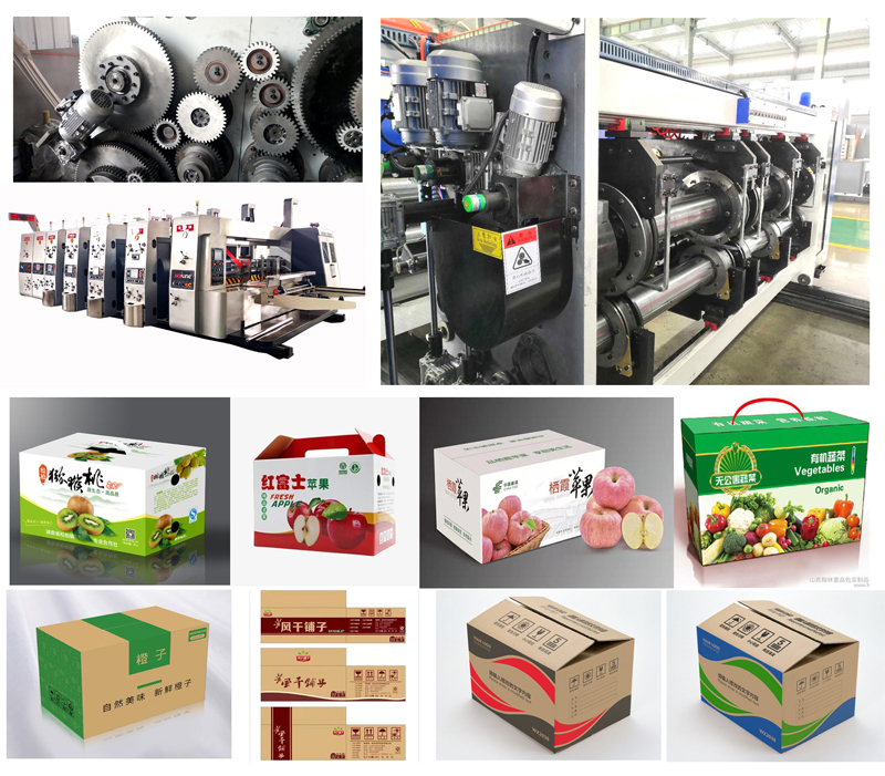Corrugated Box 1200mm Carton Printing Slotting Machine Single Color