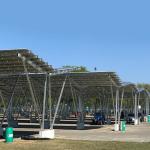 Weather Proof Anodized Aluminum PV Carport Structures