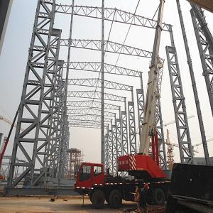 China Square Tube Columns Steel Frame Building Construction Strong Combination wholesale