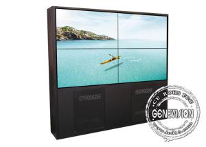 China 4K Daisy Chain Wall Mount LCD Display 2 * 2 55inch Floor Standing wholesale