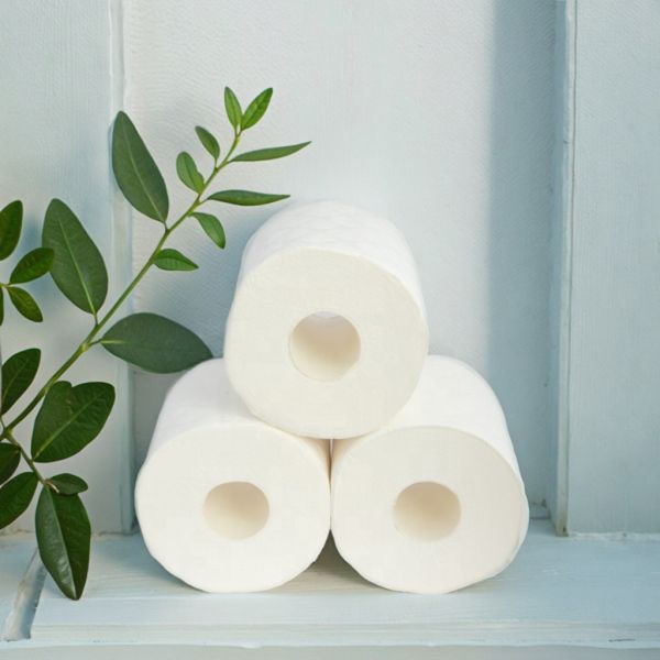 Hot Selling Customized Original Bamboo Pulp Large Roll Paper 3-Layer-Environmentally Friendly Soft Original Bamboo Pulp Large