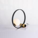 Nordic post modern simple creative glass ball hardware Zena Table Lamp(WH-MTB