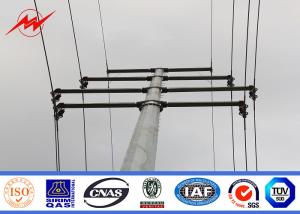 China 16 M Electrical Steel Tubular Pole With Cross Arm For Distribution Line wholesale