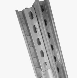 China 6m Pre Galvanized Steel C Channel Strut With Slotted Design wholesale