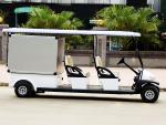 48V Electric Utility Golf Cart With Rack on Roof For Hotel Room Service