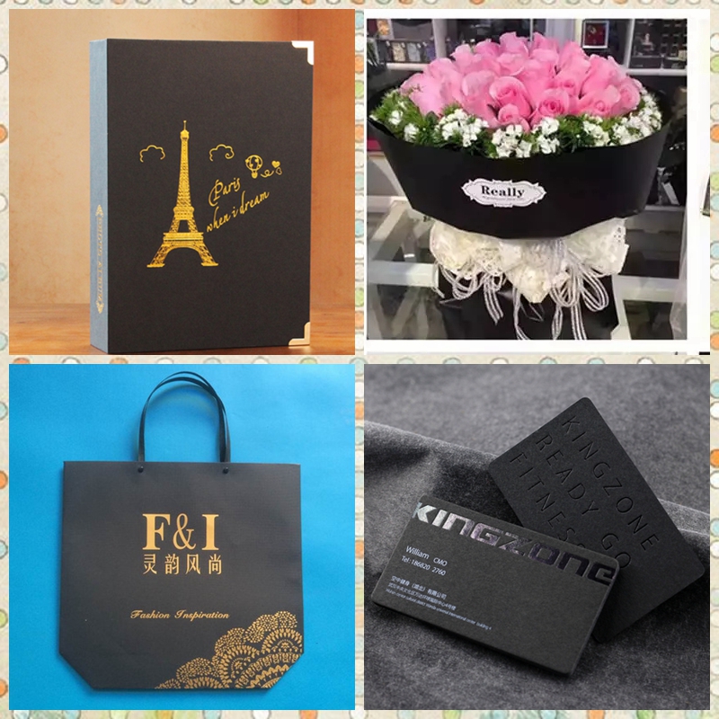 100% Wood Pulp Grey Cardboard Sheets Good Folding Resistance 1.5-2.0mm Black Book Binding Board For Bags