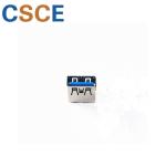 Blue Color USB Male Female Connector / Copper Alloy Contact USB SMT Connector