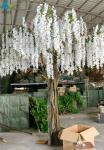 White Artificial Flower Tree For Wedding , 5-10 Years Life Time Faux Flower Tree