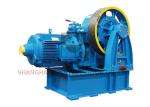 1.0m/S VVVF Compact Lift Geared Traction Machine With Elevator Spare Parts
