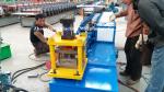 Blue Metal Roll Shutter Door Forming Machine With 4kw Hydraulic Cutting