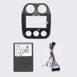 10 Inch Car Radio Fascia Frame DVD Panel Dashboard Mount Kit For Jeep Compass