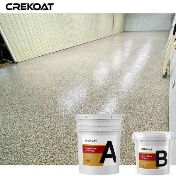 Interior VOC Free Paint Chip Garage Floor Hygienic Surface Slip Resistant