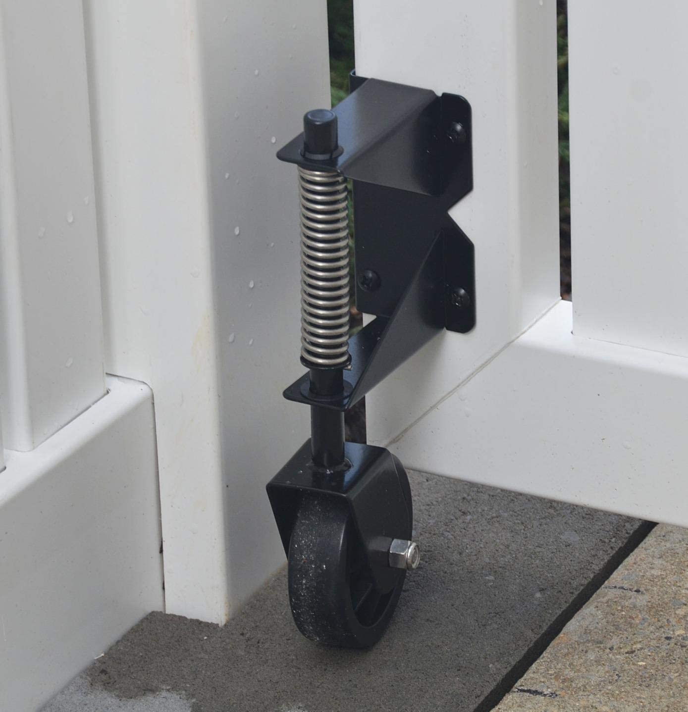 Standard 4 inch Furniture Caster Wheels for Wooden Gate PVC Fence and Spring Loaded