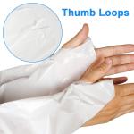 Non Sterile Waterproof PE Protective Disposable Isolation Gown