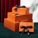 Foldable Luxury Perfume Box Packaging , Paperboard Magnet Folding Paper Gift Box