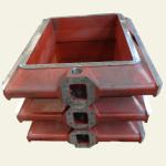 Red HT250 Mould Box Flask Pallet Car Grey Iron 1100X1000X300/300MM 860 KG