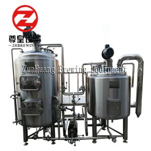China Three Heating Methods Brewhouse Sytem Electric Steam And Direct Fire wholesale