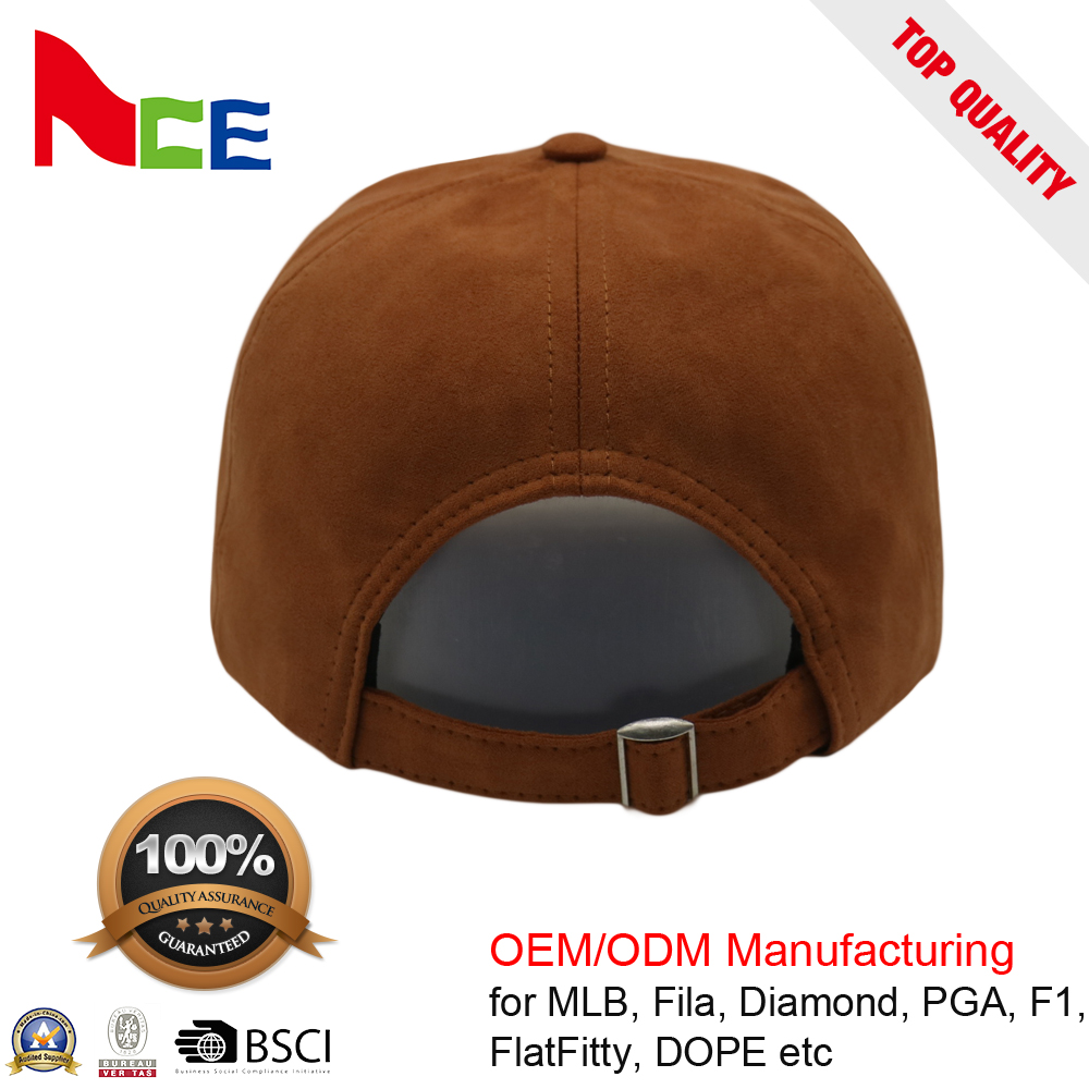 Custom all logos Sports Dad Hats Suede Fabric Adjustable For man