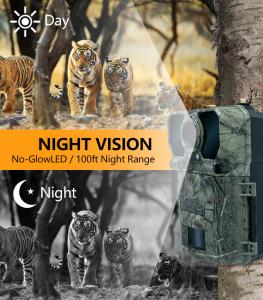 China 2025 Newest High-End KW896 Antenna 100ft Night Range 32MP 2K Hunting Camera GSM for 4G Wildlife Research for Trail Camera wholesale
