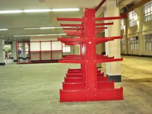 China Blue / Orange Cantilever Racking System With Cold Rolling Steel wholesale