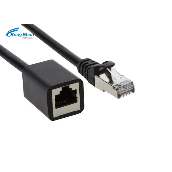 Ethernet Extension Network Patch Cord RJ45 Cat5e Male Female Shielded Panel Mount