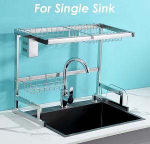 China Rustproof Over The Sink Drying Rack Stainless Steel Material 520mm Height For Chopsticks wholesale