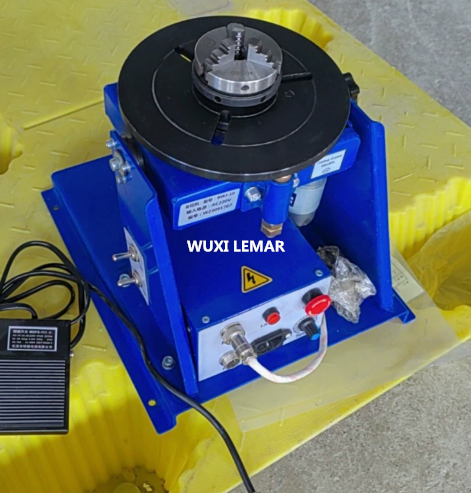 Mini 10kg CNC Welding Positioner Small Rotary Turning Table for Light Workpiece Welding