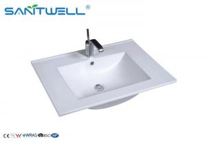 China CE Approval Ceramics Counter Top Wash Basin Feather Edge AB8003-70 wholesale