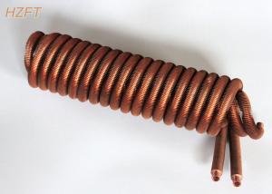 China Integrated Copper Finned Tube Coils / Finned Coils for Tankless Water Heaters on sale