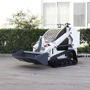 China 17.2kw Mini Loader Machine Disesel Crawler Micro Skid Steer Loader With Big Flow Hydraulic Valve wholesale