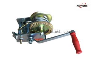 China Greenhouse / Agriculture 2500 Lb Small Hand Crank Winch Portable Hand Winch Handling wholesale