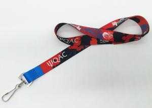 China Promotions Polyester Sublimation Printed Multi Colored Lanyards For Boarding Card wholesale