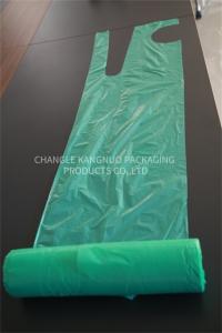 China Green Color Plastic Aprons On A Roll Disposable Colored Food PE Aprons wholesale