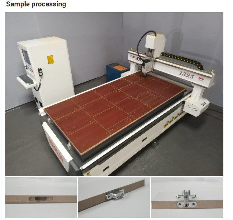 Furniture Woodworking 3 Axis CNC Router 40m/Min Operating Speed
