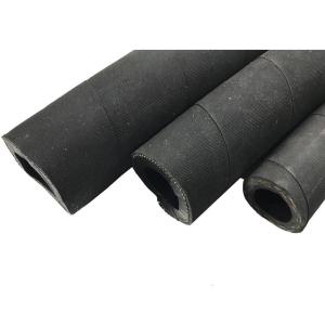 China Flexible Water Rubber Hoses FKM ACM , Black CSM Fiber Braided Air Hose wholesale