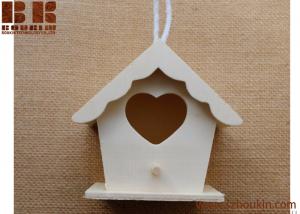 China handamde wooden bird houses DIY Educational Games for Kids Pine Wood DIY Bird House wholesale