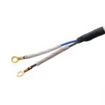 CEE 16A Electric Iron Cotton Cable VDE Black White Ac Power Cord Steam Home