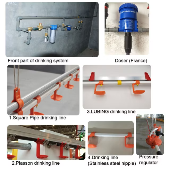 Modular Structure Automatic Pan Feeding System for High Energy Efficiency Broiler Floor Farming with Quick Assembly