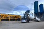 HZS75 Skip Bucket Aggregate Batching Plant, Construction Precast Concrete Plant