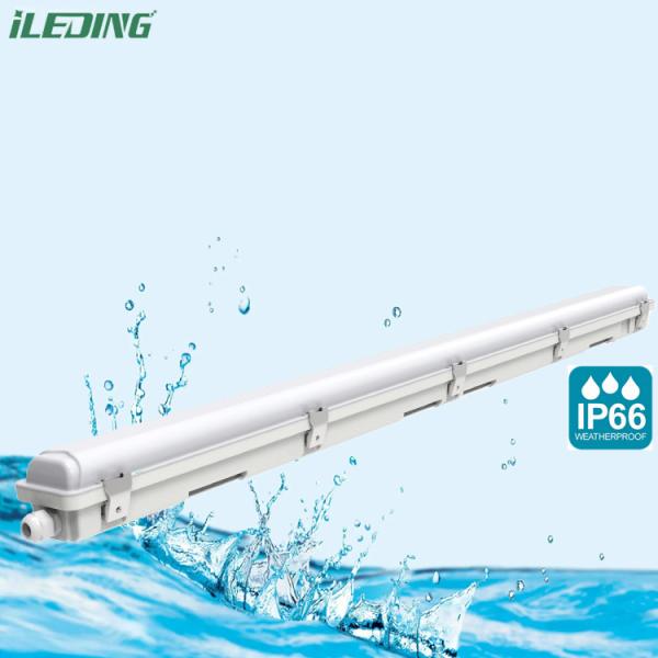 AC 220V ±10% IP67 Waterproof Plastic LED Tri-proof Light Fixture 45W for