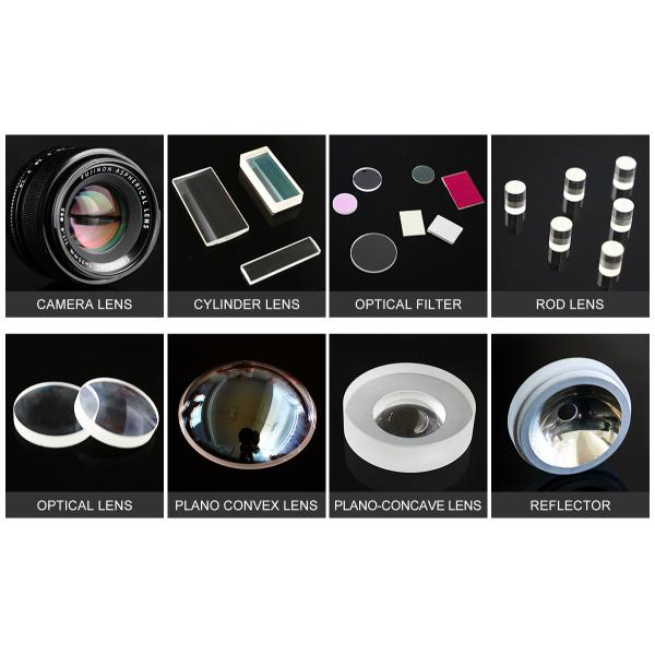 Optical Cylindrical Rectangle Convex Quartz Infrared Lens