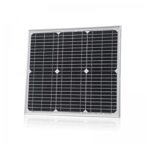 China 20w Rigid Solar Panel Glass Solar Photovoltaic Module For DC 12V Battery Charging wholesale