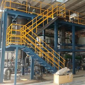 China Continuously into the waste oil refined oil products used cooking oil recycling Regeneration factory wholesale