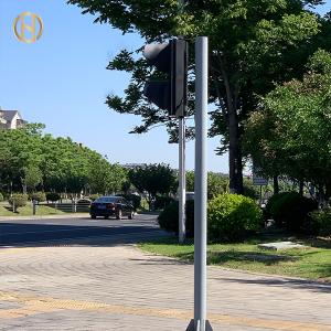 China 4.5M 6M I Type Traffic Light Pole  Camera Light Pole Installing At Main Road wholesale