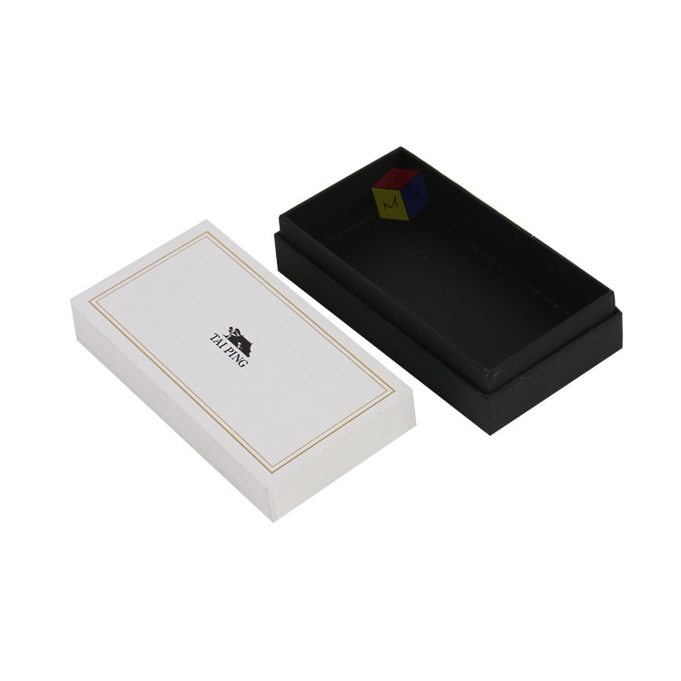 Luxury Rigid Paper Cardboard Custom Logo Lid And Base Box Gift Packaging